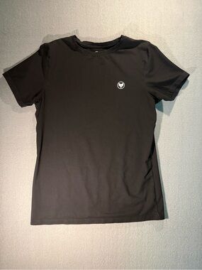 Alpha Foward Black Short Sleeve Logo Tee - Women's